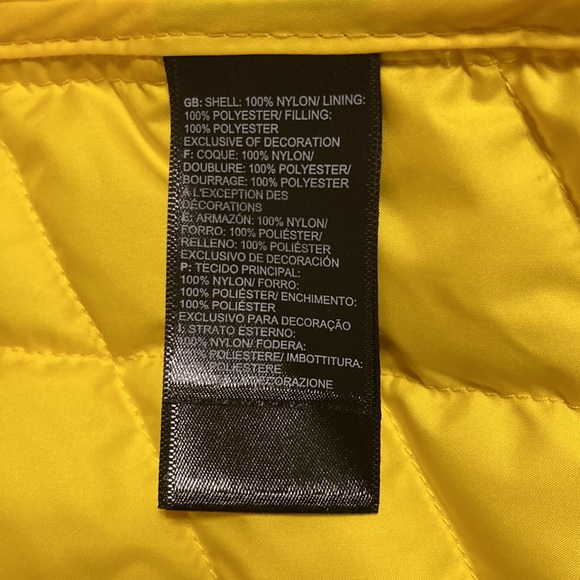 NWT North Face Thermoball Eco Jacket - Lighting Yellow - Picture 9 of 10